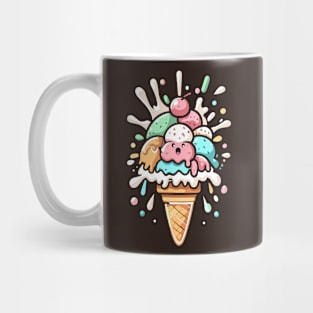 Surprised ice cream Mug